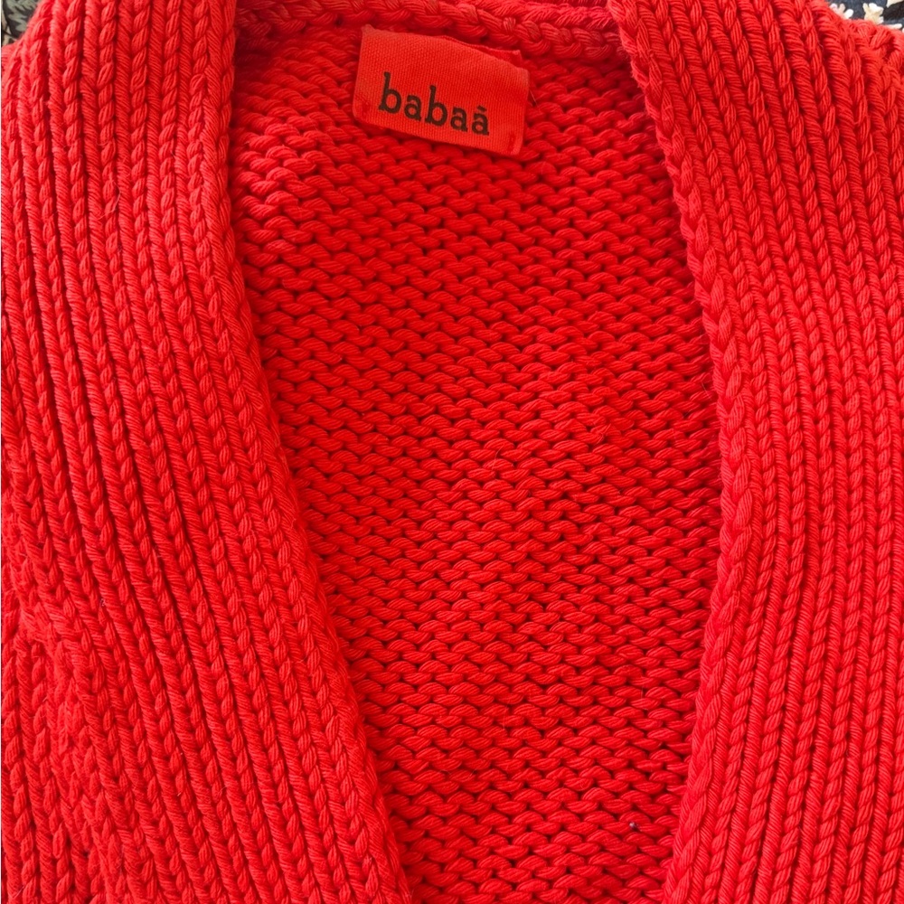 Babaa no 22 Cardigan Summer Flame - Picture 3 of 5